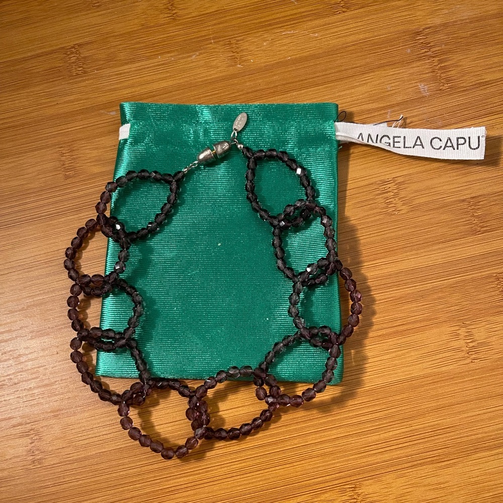 Angela Caputi Beaded Chain Necklace